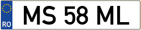 Truck License Plate
